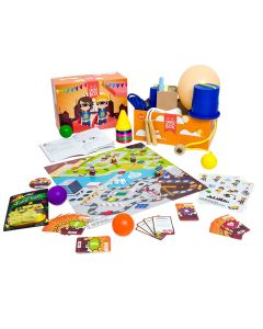 Kindergeburtstagsbox "Stadt in Gefahr" mit Spielgeräten